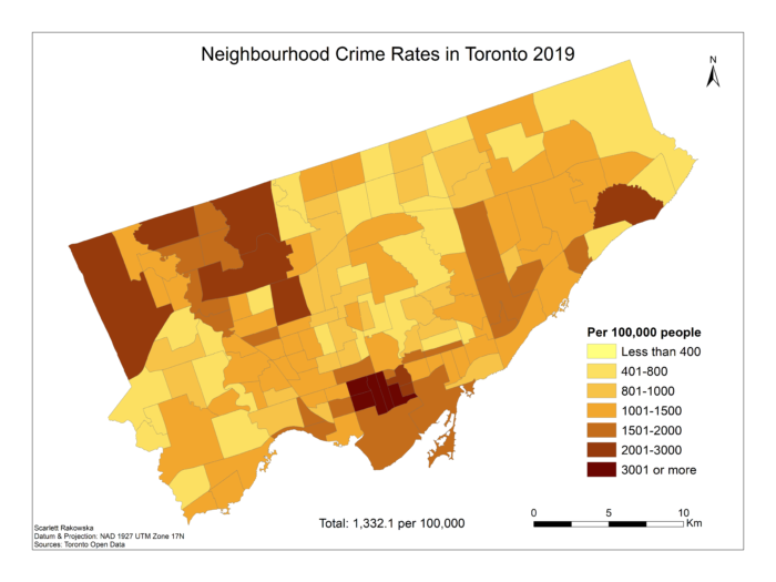 Analyzing the Change in Toronto Crime Data from COVID-19 – Esri Canada GIS Centres of Excellence